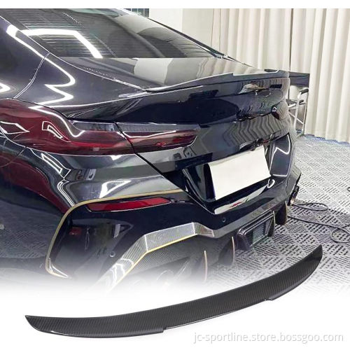 Dry Carbon Fiber Trunk Spoiler Fit for BMW 8 Series G16 4-Door 840i & 840 Gran Coupe Sedan 2018-2021